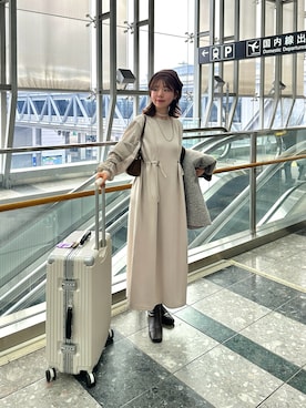 m i n aさん（レディース・158cm）の冬コーディネート