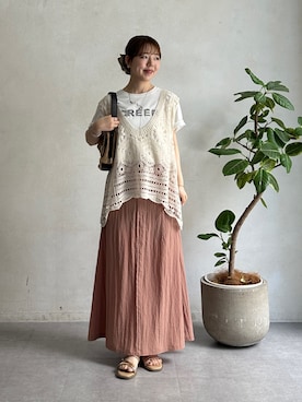 m i n aさん(レディース・158cm)の夏コーディネート
