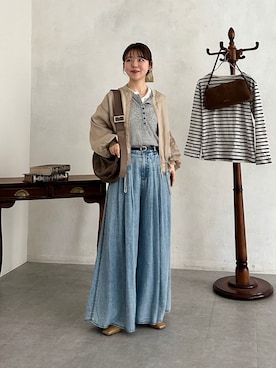 m i n aさん（レディース・158cm）の春コーディネート