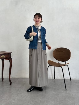 m i n aさん（レディース・158cm）の春コーディネート