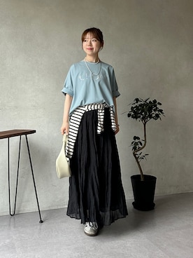 m i n aさん（レディース・158cm）の夏コーディネート