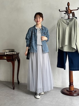 m i n aさん（レディース・158cm）の春コーディネート