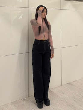 江口怜芳さん(レディース・167cm)の冬コーディネート