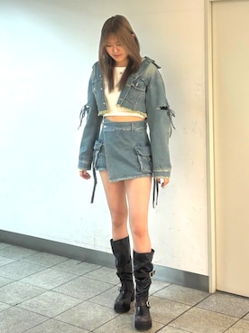 江口怜芳さん（レディース・167cm）の冬コーディネート