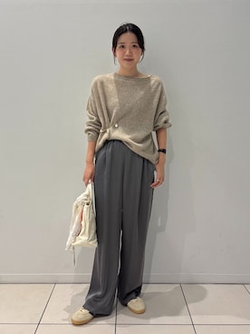 「IENA（イエナ）のアイテム（パンツ）」を使った、yuyukaさん（レディース・161cm）の秋コーディネート