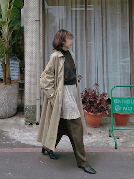 「knitvest」｜W.さん（レディース・164cm）の春コーディネート