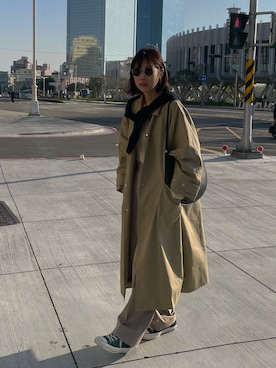 「khaki」｜W.さん（レディース・164cm）の冬コーディネート