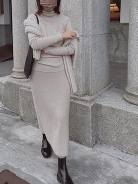 「pearl」｜W.さん（レディース・164cm）の冬コーディネート