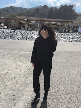 「MHL.」｜「アイテム（アクセサリー）」を使った、w a k a b aさん（レディース・160cm）の春コーディネート