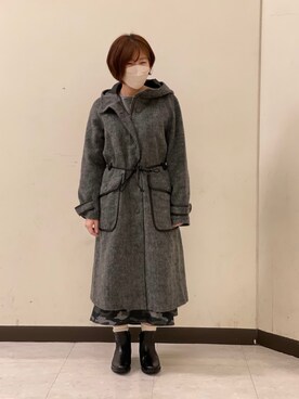 「AVIREX（アヴィレックス）のアイテム（その他アウター）」を使った、MANAさん（レディース・155cm）の秋コーディネート