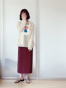 がこちゃさんの（GU | ジーユー）を使ったコーディネート