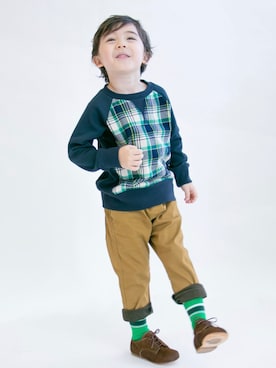 「Tappet（タペット）のアイテム」を使った、Wonder apartmentさん（キッズ・110cm）の秋コーディネート