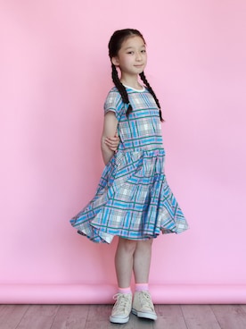 「maarook（マルーク）のアイテム」を使った、Wonder apartmentさん（キッズ・110cm）の夏コーディネート