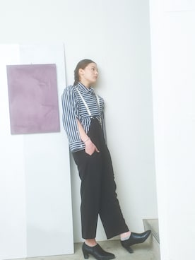 「maarook（マルーク）のアイテム（サロペット/オーバーオール）」を使った、Wonder apartmentさん（レディース・165cm）の冬コーディネート