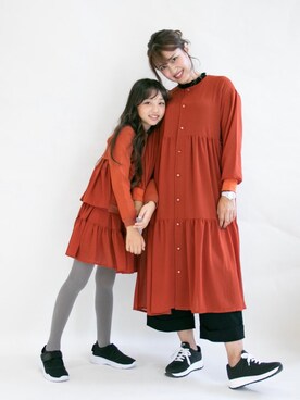 「maarook（マルーク）のアイテム」を使った、Wonder apartmentさん（キッズ・110cm）の秋コーディネート