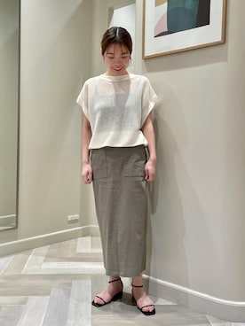 「サステナブル」｜ruiさん（レディース・155cm）の夏コーディネート