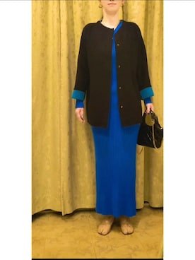 「CHILLE（チル）のアイテム」を使った、makonさん（レディース・161cm）の冬コーディネート