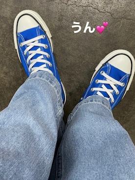 「コンバース ハイカット」｜なおちゃんさん（レディース・157cm）の冬コーディネート