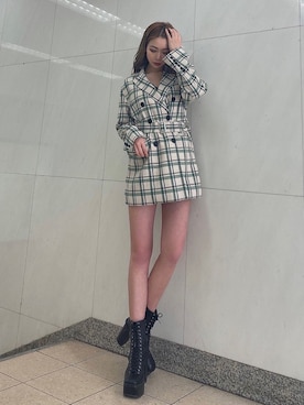 「肌見せ」｜envym_sakuraさん（レディース・163cm）の春コーディネート