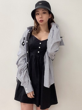 「ミニワンピ」｜envym_sakuraさん（レディース・163cm）の春コーディネート