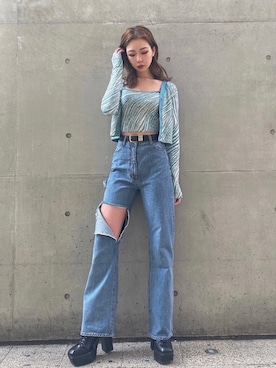 「ストリートファッション」｜envym_sakuraさん（レディース・163cm）の冬コーディネート