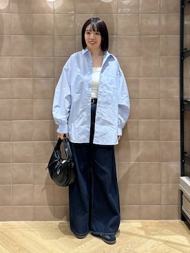 「A part by（アパートバイ）のアイテム（ベルト）」を使った、あやなさん（レディース・165cm）の冬コーディネート