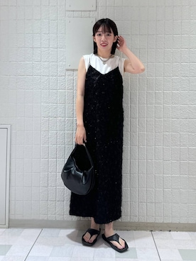 「muleboy（ミュールボーイ）のアイテム」を使った、あやなさん（レディース・165cm）の夏コーディネート