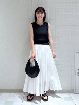 「muleboy（ミュールボーイ）のアイテム」を使った、あやなさん（レディース・165cm）の夏コーディネート