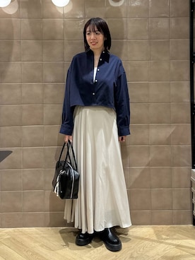 「A part by（アパートバイ）のアイテム（スニーカー）」を使った、あやなさん（レディース・165cm）の冬コーディネート