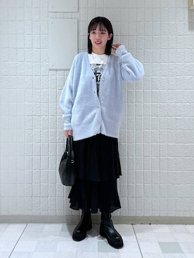 「e/rm（イーアールエム）のアイテム」を使った、あやなさん（レディース・165cm）の秋コーディネート