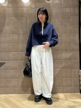 「A part by（アパートバイ）のアイテム（スニーカー）」を使った、あやなさん（レディース・165cm）の冬コーディネート