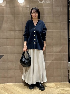 「A part by（アパートバイ）のアイテム（スニーカー）」を使った、あやなさん（レディース・165cm）の冬コーディネート