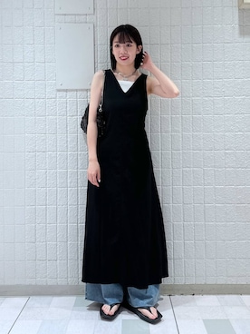 「muleboy（ミュールボーイ）のアイテム」を使った、あやなさん（レディース・165cm）の夏コーディネート