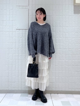 あやなさん（レディース・165cm）の冬コーディネート