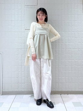 あやなさん（レディース・165cm）の春コーディネート