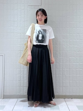 「A part by（アパートバイ）のアイテム」を使った、あやなさん（レディース・165cm）の春コーディネート