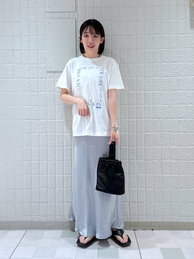 「muleboy（ミュールボーイ）のアイテム」を使った、あやなさん（レディース・165cm）の夏コーディネート