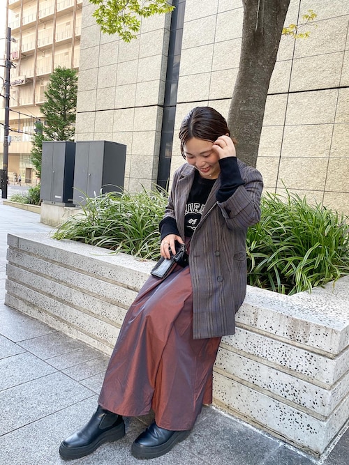 カレッジショートスウェット（スウェット）｜mystic（ミスティック）の