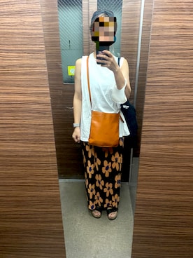 「GLOBAL WORK（グローバルワーク）のアイテム（ヘアバンド）」を使った、おさるのもん吉さん（レディース・163cm）の秋コーディネート