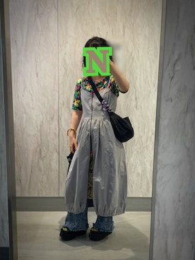 「重ね着」｜mrs.nicolmicalsさん（レディース・154cm）の夏コーディネート