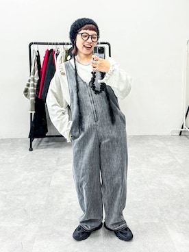 「アイテム（スウェット）」を使った、バヤコさん（レディース・161cm・40代）の秋コーディネート