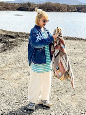 「アイテム（インテリア）」を使った、バヤコさん（レディース・161cm）の春コーディネート