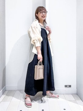 「アイテム（ワンピース/ドレス）」を使った、バヤコさん（レディース・161cm・30代）の夏コーディネート