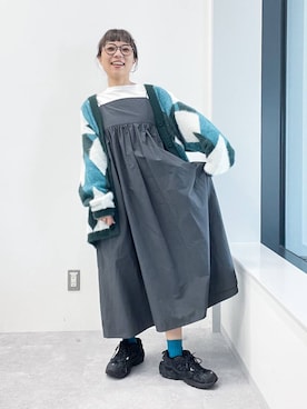 「アイテム（ワンピース/ドレス）」を使った、バヤコさん（レディース・161cm・30代）の秋コーディネート