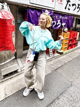 「LAKOLE（ラコレ）のアイテム」を使った、バヤコさん（レディース・161cm）の春コーディネート