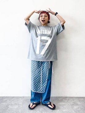 「PAGEBOY（ページボーイ）のアイテム」を使った、バヤコさん（レディース・161cm）の夏コーディネート