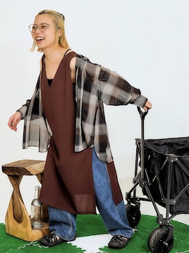 「LAKOLE（ラコレ）のアイテム」を使った、バヤコさん（レディース・161cm）の春コーディネート