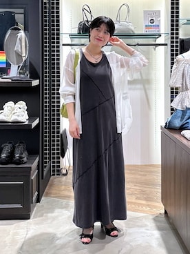 「アイテム（ブレスレット）」を使った、kaeさん（レディース・163cm・30代）の夏コーディネート