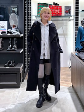 「PAGEBOY（ページボーイ）のアイテム（ジャケット/アウター）」を使った、kaeさん（レディース・163cm）の冬コーディネート