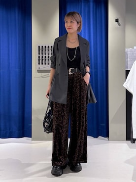 「PAGEBOY（ページボーイ）のアイテム（その他パンツ）」を使った、kaeさん（レディース・163cm）の秋コーディネート